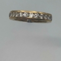 Anillo oro 18k con diamantes talla brillante