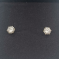 Pendientes en oro 18k con diamantes talla brillant