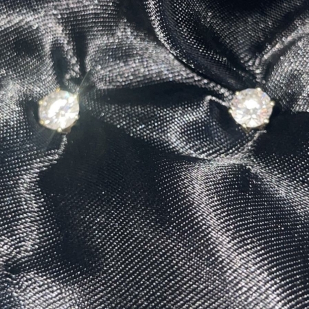 Pendientes en oro 18k con diamantes talla brillant