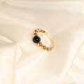 ANILLO PERLA NEGRA ORO 18K