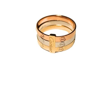 ANILLO TRES OROS CARTIER ORO 18K