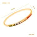 BRAZALETE VARIOS COLORES ORO 18K