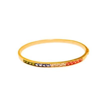 BRAZALETE VARIOS COLORES ORO 18K