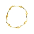 PULSERA ORO AMARILLO Y BLANCO 18K