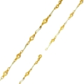 PULSERA ORO AMARILLO Y BLANCO 18K