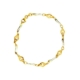 PULSERA ORO AMARILLO Y BLANCO 18K