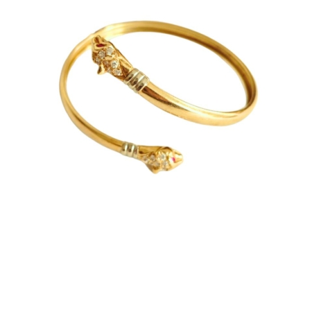 BRAZALETE SERPIENTE DIAMANTE TALLA BRILLANTE-RUBÍ