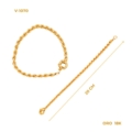 PULSERA SALOMONICA ORO 18K